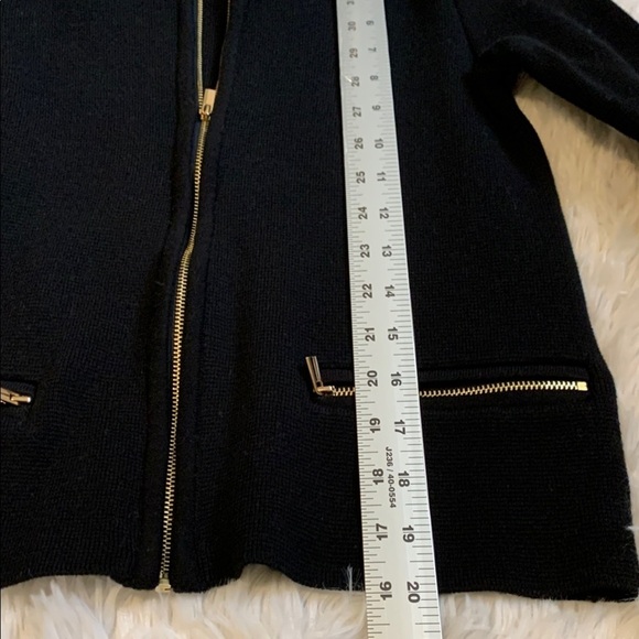 Charter Club Petite Black Zip-Up Blazer - Picture 4 of 6